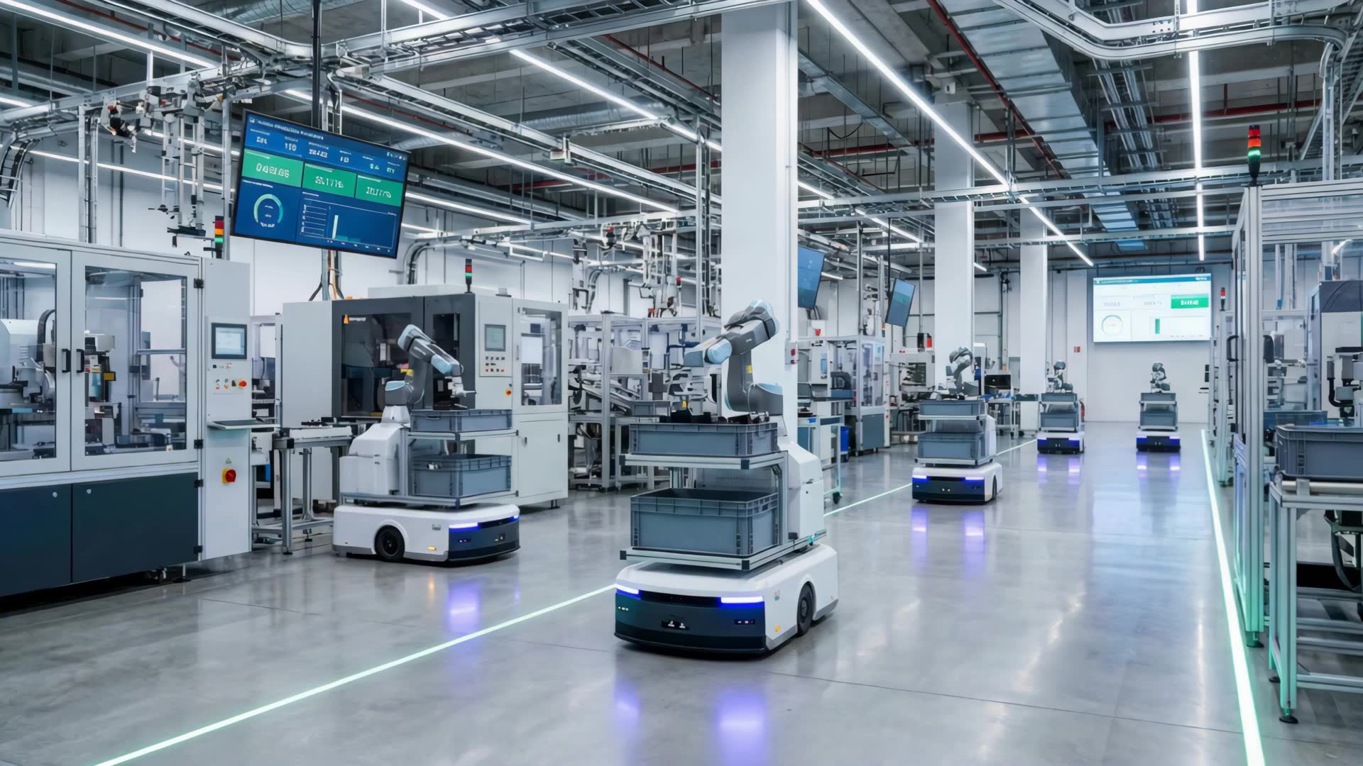 Produktionsanlage als Sinnbild für die Einführung von Automatisierung im Mittelstand